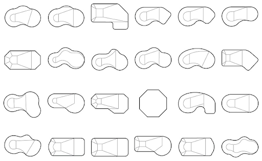 Hình dáng của hồ cá koi