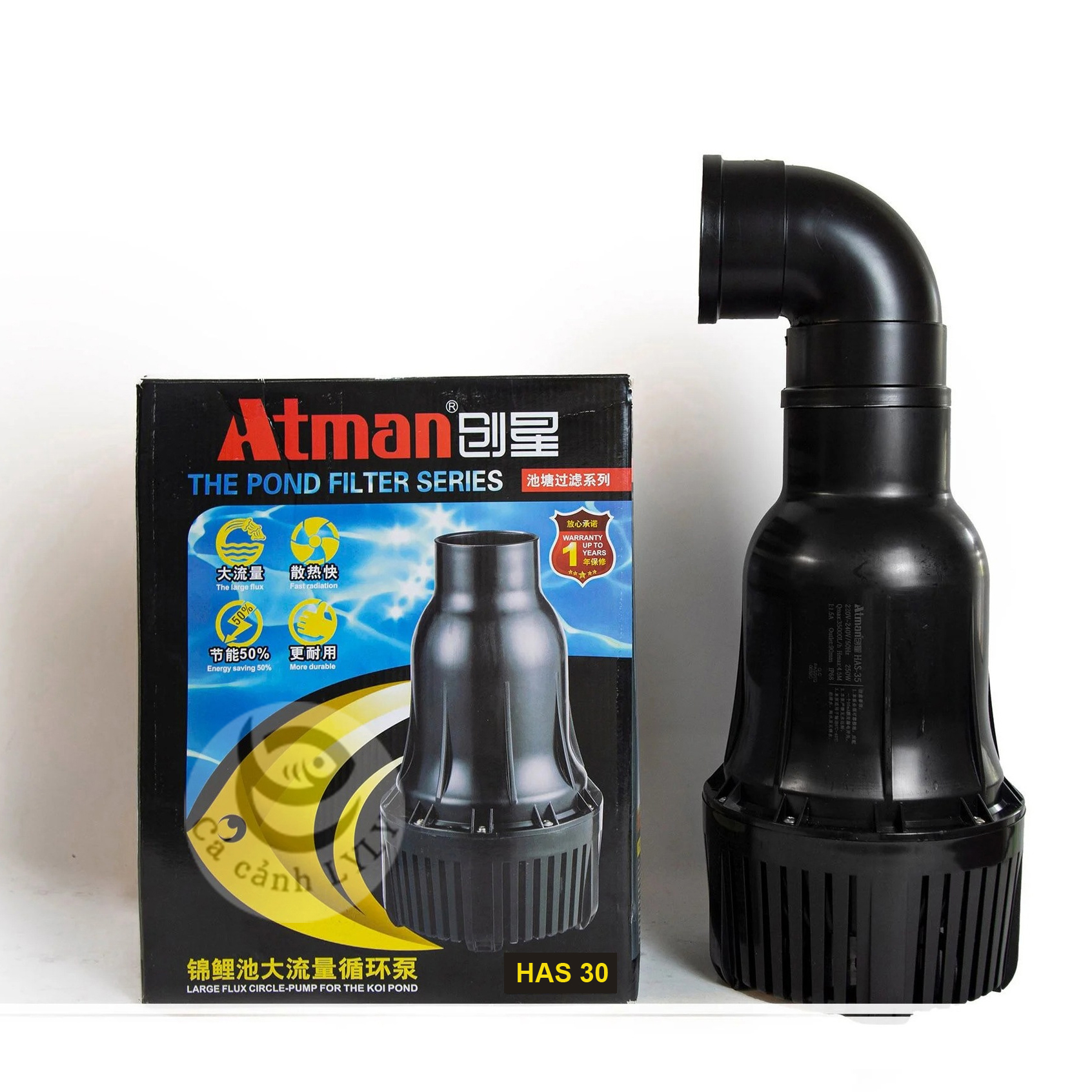 Bơm Tạt Hồ Koi Atman HAS-30 220W