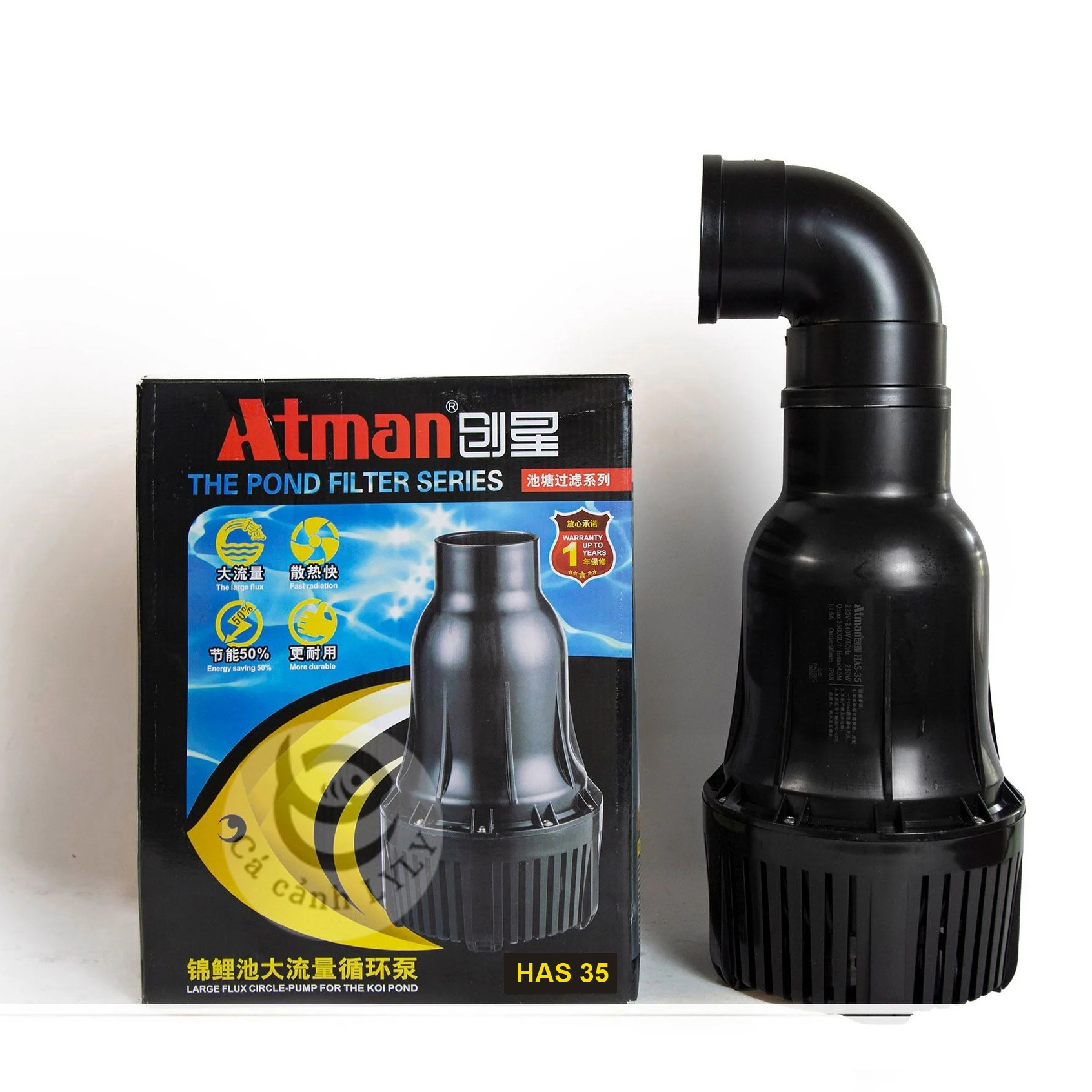 Bơm Tạt Hồ Koi Atman HAS-35 250W