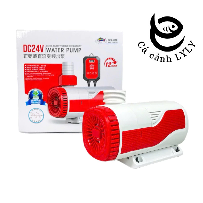 Máy Bơm Bể Cá 24V Baoyu BY-DC 9000 75W - Ảnh 2