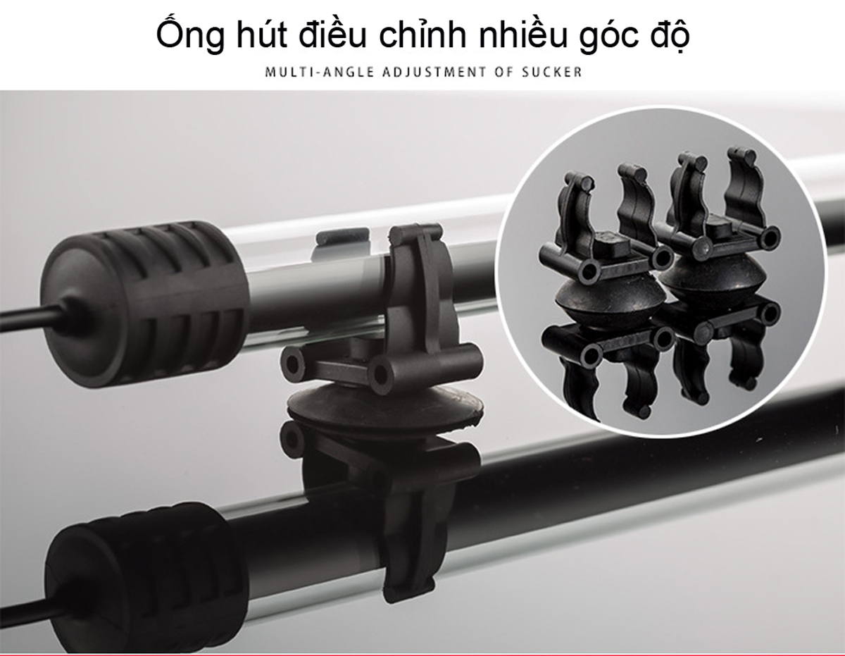 Đèn LED bể cá YILONG T4-50LED 8W cho bể 50-60cm, chống nước, siêu sáng - Ảnh 5