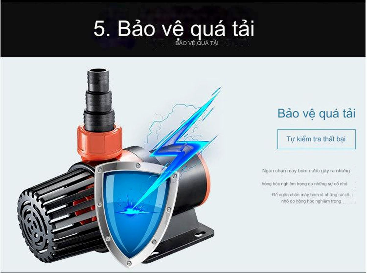 Bơm Hồ Cá Periha PB 14000 Điều Chỉnh Lưu Lượng 3 Chế Độ - Ảnh 3