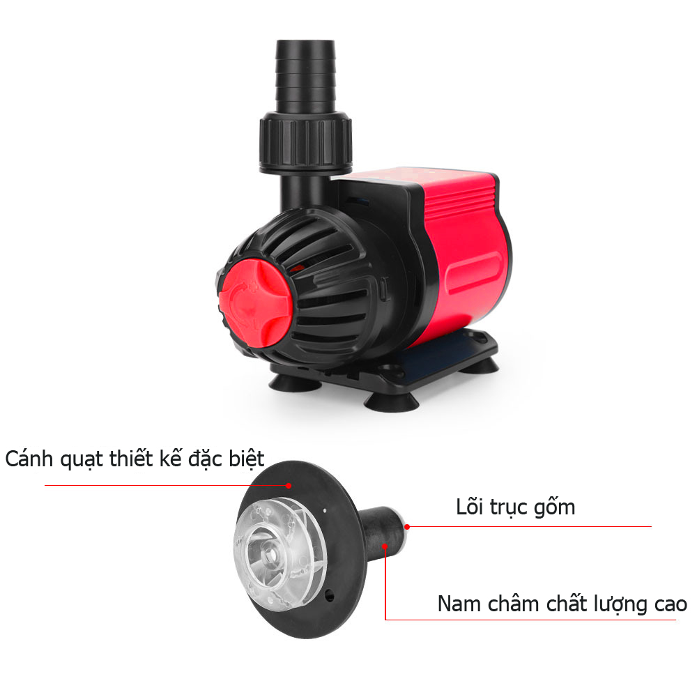 Máy Bơm Hồ Cá OU GECAI HA12000 80W - Ảnh 3