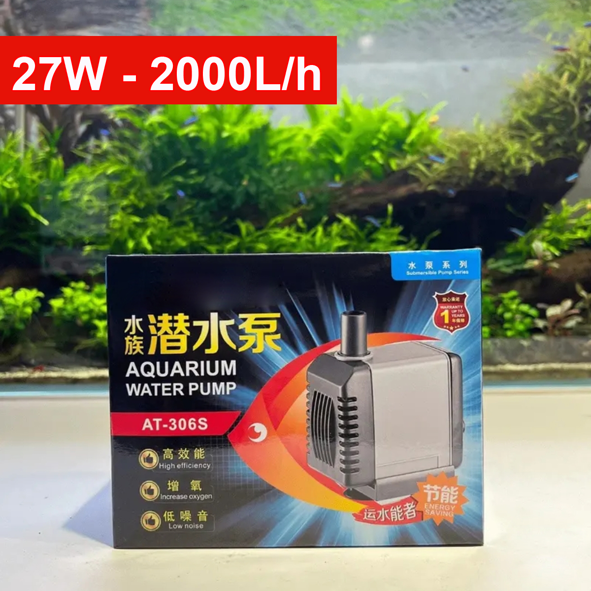 Máy Bơm Nước Bể Cá Atman AT306S 27W