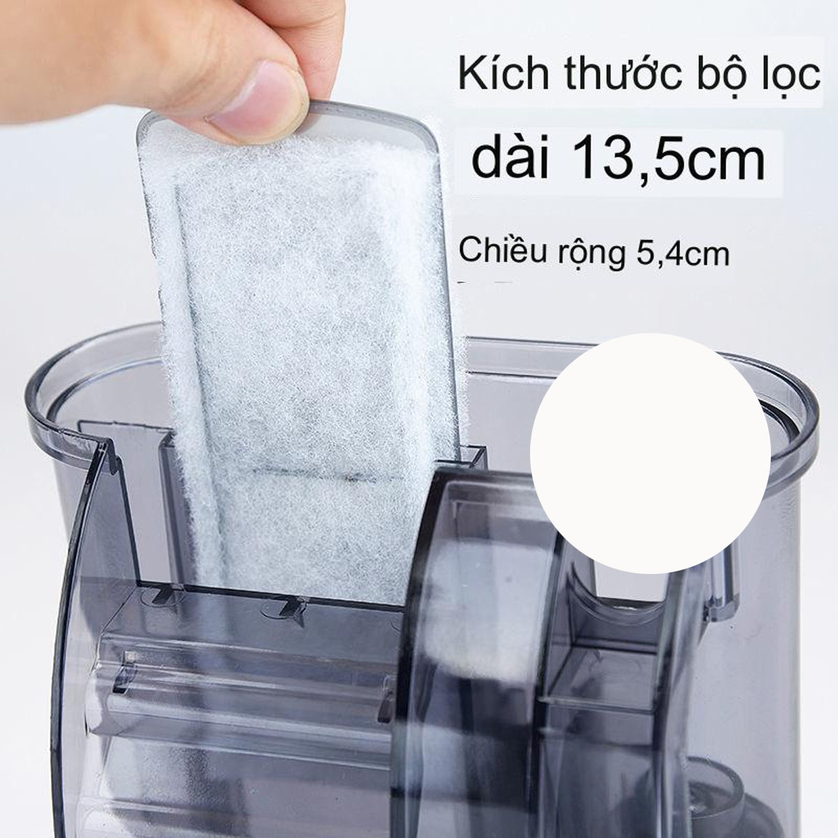 Bông Lọc Than Hoạt Tính Thay Thế Cho Máy Lọc Thác Hồ Cá SOBO WP308H, WP408H, WP508H