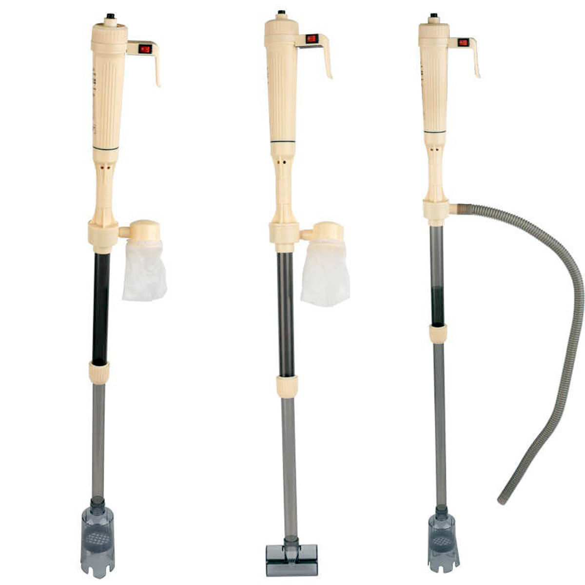 Máy vệ sinh bể cá JENECA AS615B, hút cặn thay nước dùng điện/pin tiện lợi - Ảnh 2