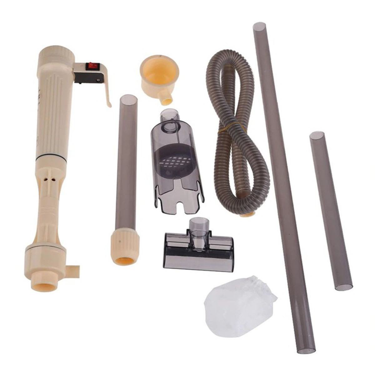 Máy vệ sinh bể cá JENECA AS615B, hút cặn thay nước dùng điện/pin tiện lợi - Ảnh 5