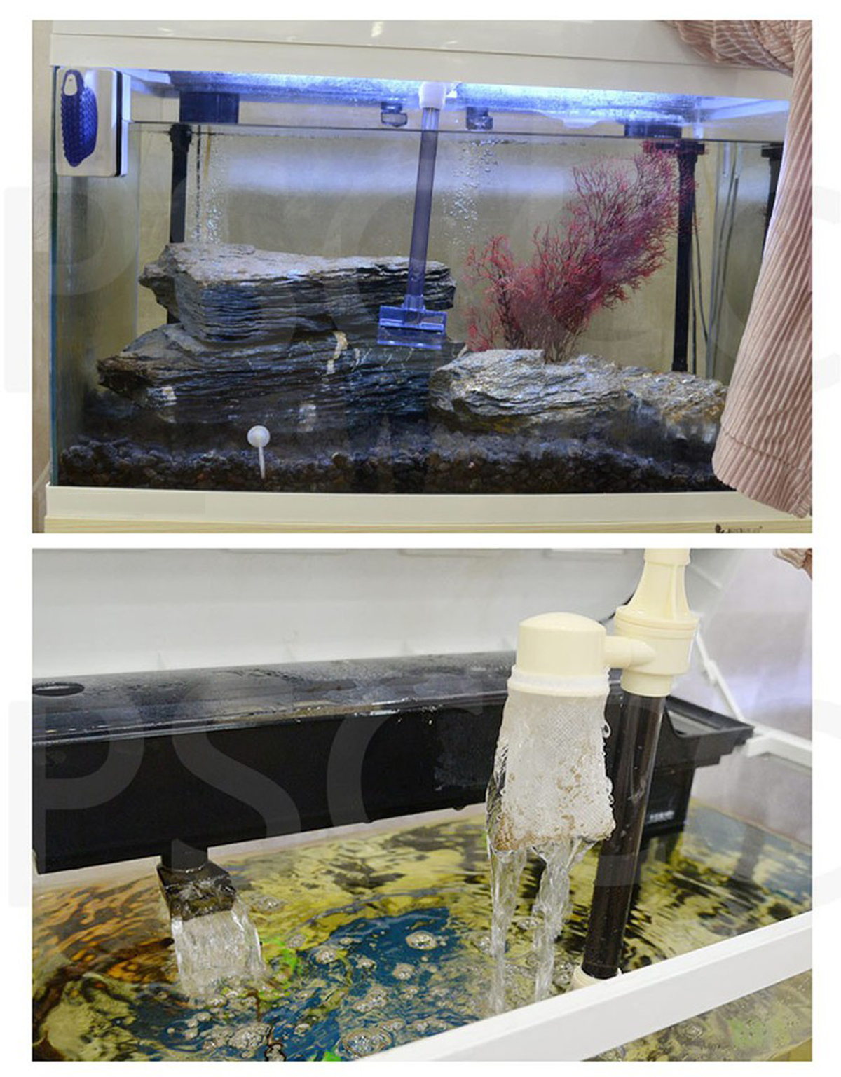 Máy vệ sinh bể cá JENECA AS615B, hút cặn thay nước dùng điện/pin tiện lợi - Ảnh 7