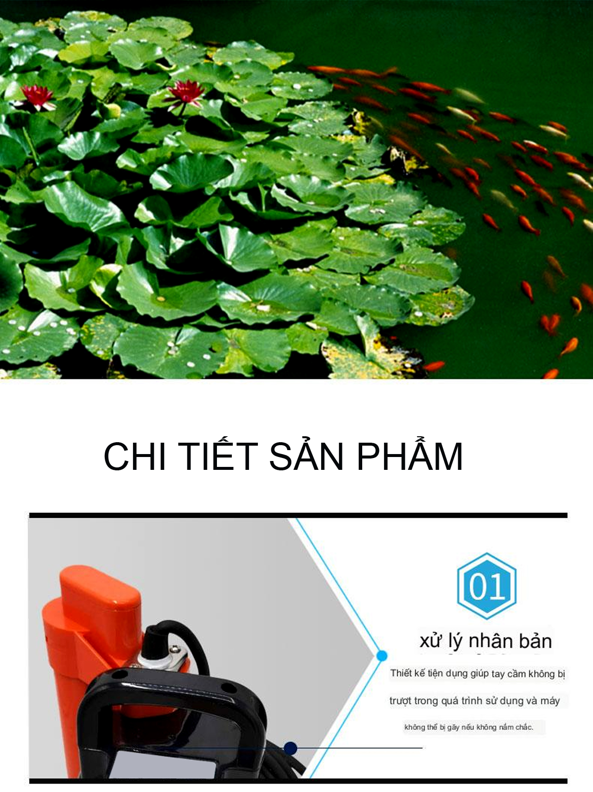 Bơm Hồ Koi TSURUMI 21.6m3h 200w - Ảnh 9
