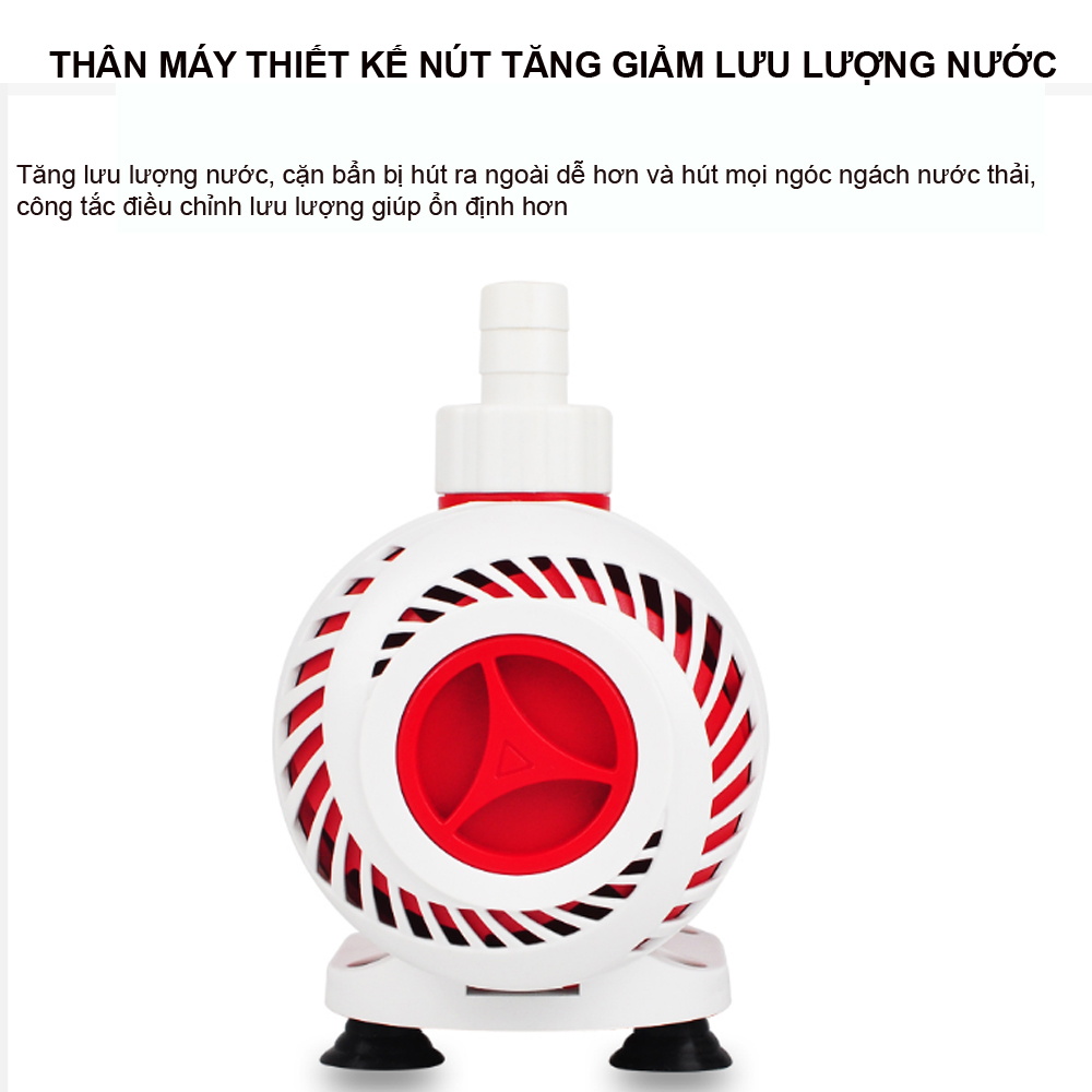 Combo Lọc Thùng Baki 40x30x50cm + Bơm Baoyu 104 & Vật Liệu Lọc Nâng Cao Cho Bể Cá  400 - 600L Đen - Ảnh 5
