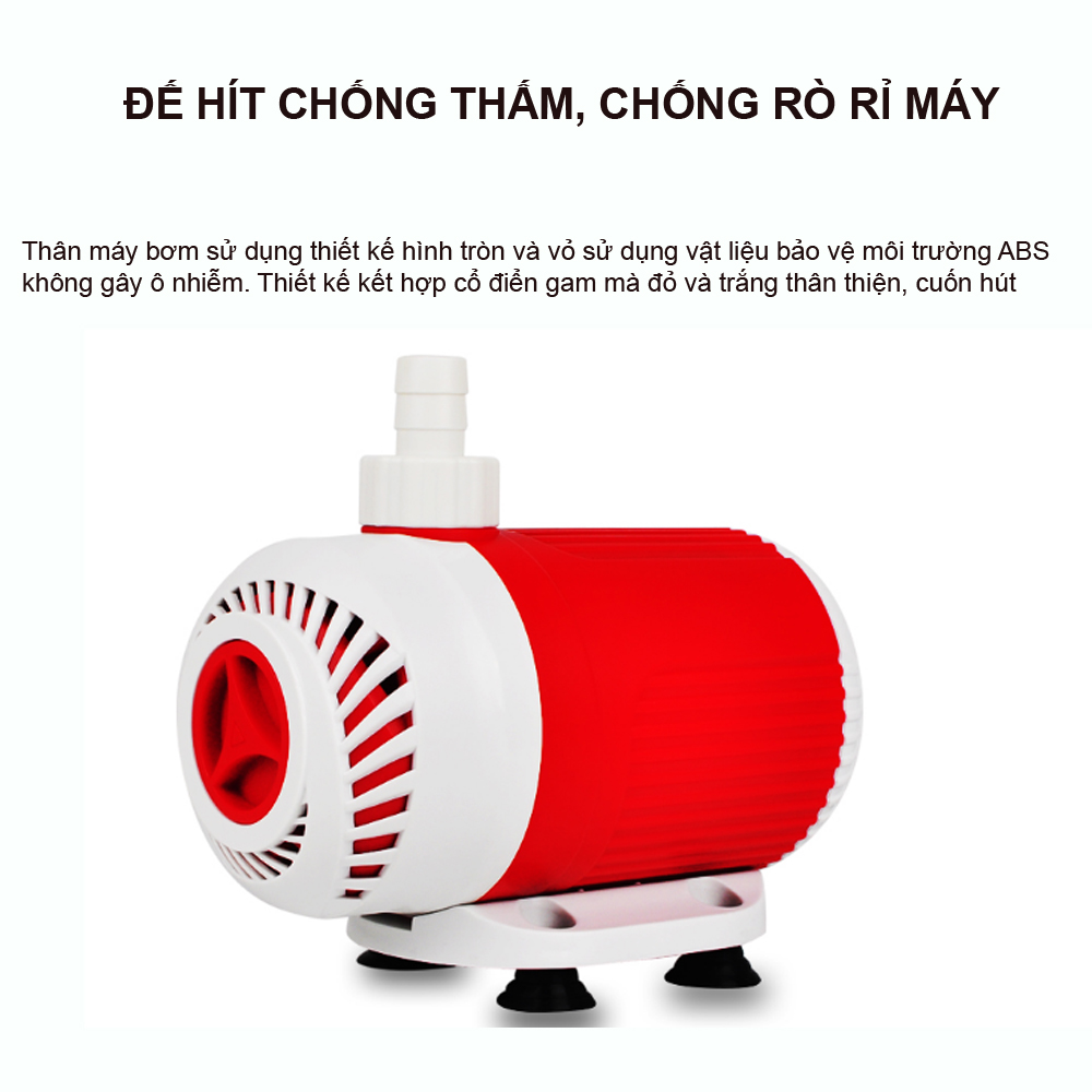 Combo Lọc Thùng Baki 40x30x50cm + Bơm Baoyu 104 & Vật Liệu Lọc Nâng Cao Cho Bể Cá  400 - 600L Đen - Ảnh 7