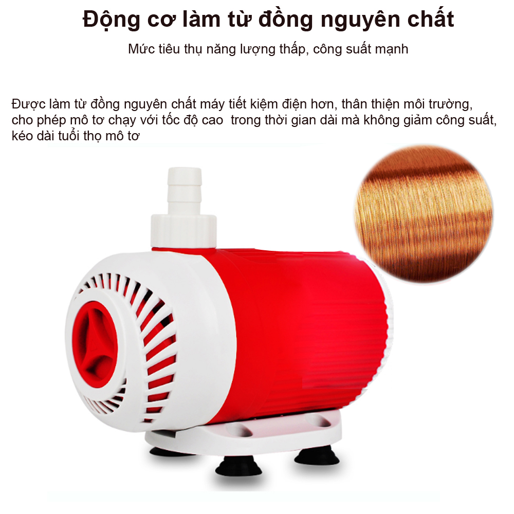 Combo Lọc Thùng Baki 40x30x50cm + Bơm Baoyu 104 & Vật Liệu Lọc Nâng Cao Cho Bể Cá  400 - 600L Đen - Ảnh 4