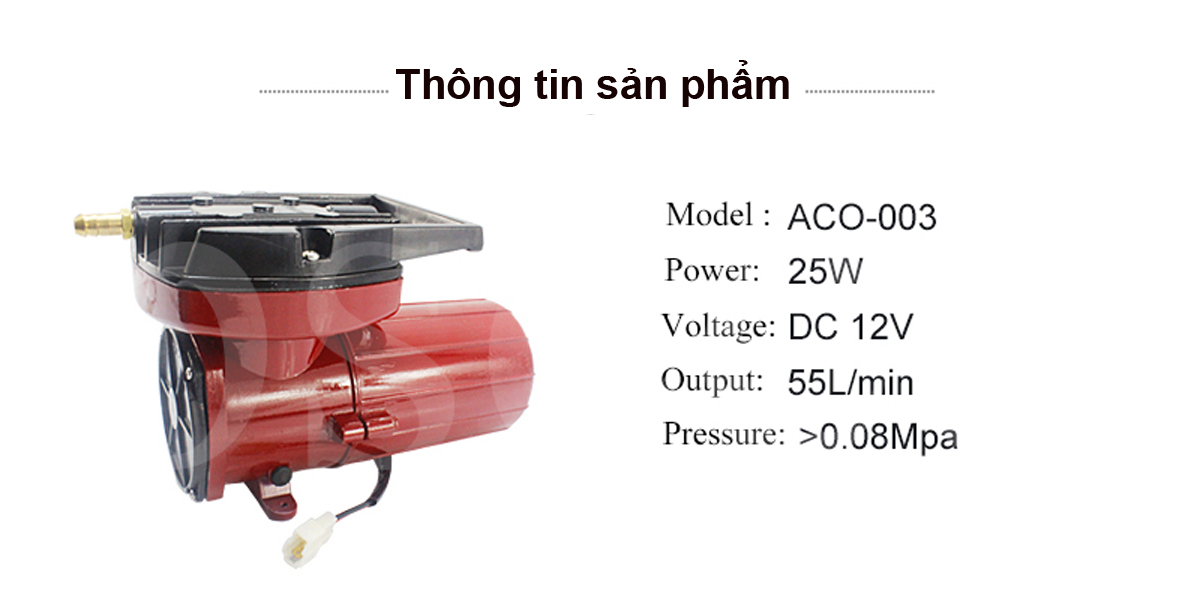 Máy sủi ắc quy HAILEA 25W - Ảnh 2
