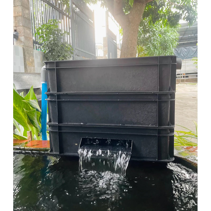 Lọc Thùng Baki 3 Tầng 40x30x50cm Cho Bể Cá 1m - 2m | Hệ Thống Lọc Cao Cấp - Ảnh 2
