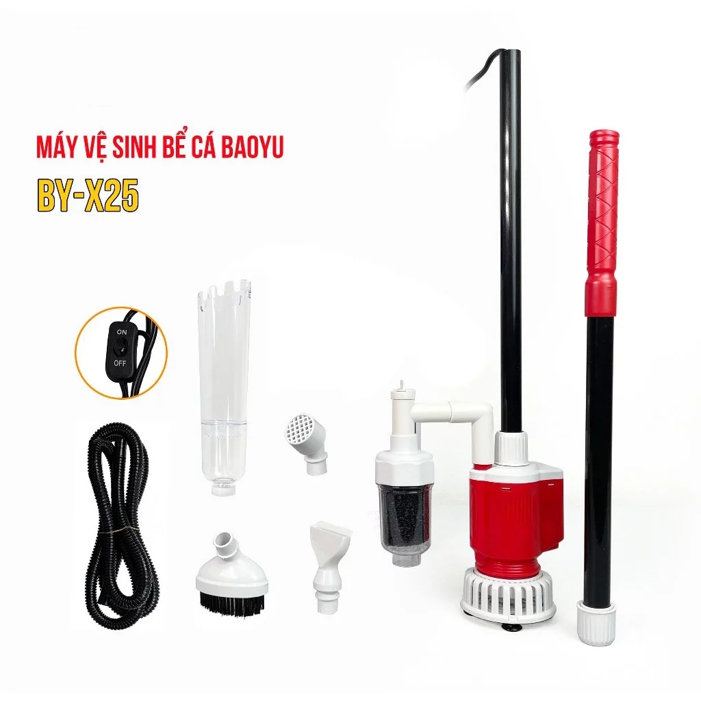 Máy Vệ Sinh Bể Cá BAOYU BY-X25 25W